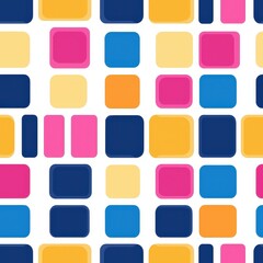 Vibrant colorful pattern with a kaleidoscope of colors creating a lively and energetic visual experience for all seamless pattern