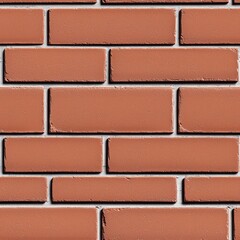 Obraz premium Classic brick wall with textured surface and rich colors reflecting timeless construction and architectural elegance seamless pattern