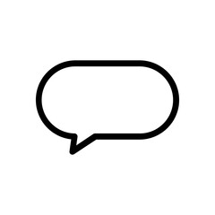 Naklejka premium speech bubble illustration icon