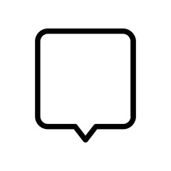 speech bubble illustration icon