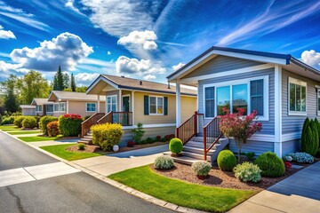 New Park Model Homes for Sale in RV Village - Exterior Views