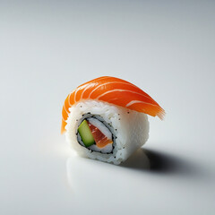 Salmon Avocado Sushi Roll A Masterfully Crafted Succulent Nigiri Sushi Roll A Visual Symphony of Vi