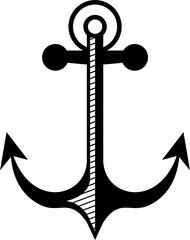 Anchor marine symbol