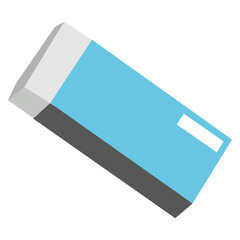Flat Eraser Illustration