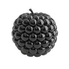 Blackberry isolated on transparent background, png