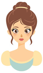 Elegant Princess Vector Illustration