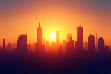 Fototapeta premium Cityscapes of success