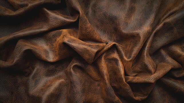 Leather: Tanned animal hide treated to remove moisture, creating a durable, flexible material perfect for making clothing, accessories, and furniture.
