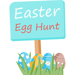 Easter Egg Hunt Sign