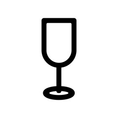 ワイングラスのアイコンイラスト