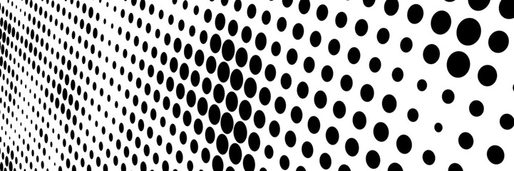Basic halftone dots effect in black and white color. Halftone effect. Dot halftone. Black white halftone. MODERN
