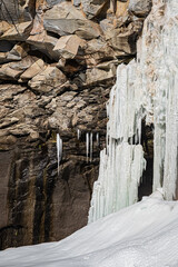 北海道　滝野　アシリベツの滝