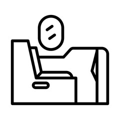 First class seat icon