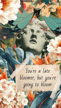 Late bloomer Facebook story template