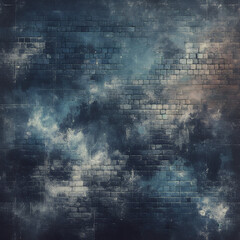 Obraz premium Dark Textured Wall With Cloudy Patterns Background