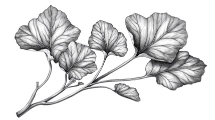 Black and white beetroot isolated on white background