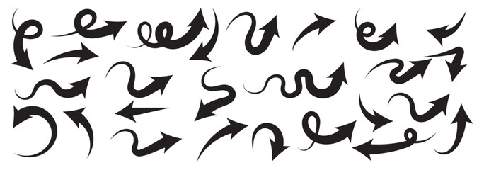 curved arrow png, black curved arrow icon ioslated on transparent background