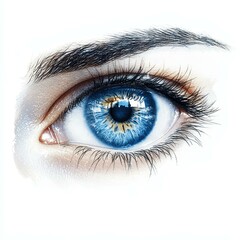 Closeup of a Stunning Blue Eye