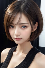 Fototapeta premium 女, 美しさ, ドレス, ファッション, モデル, 髪の毛, 黒, ブルネット, 人, 淑女, スタジオ, うっとりさせる魅力, 顔, 体, 笑う, スタイル, 1, 優雅な, ポーズ, 人々, いいかた, 細い, 優雅, 化粧, 金髪, 女性, ビキニ, 海, サマータイム, 水, 水泳パンツ, 太陽, バカンス, 空, タン, 砂, ライフスタイル, トロピカル, 旅行, 笑みを浮かべている