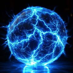 Abstract Sphere of Electric Energy