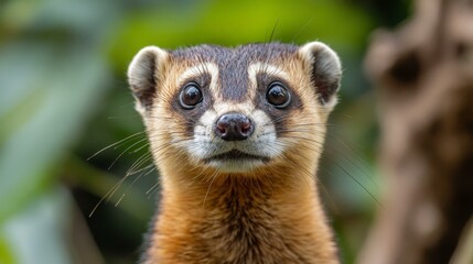 Obraz premium Close-up Portrait of a Cute Small Animal