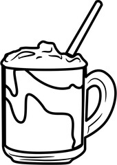 Cozy Hot Chocolate coloring Page
