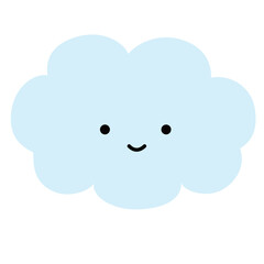 かわいい顔の雲