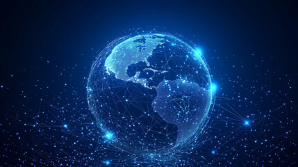 Obraz premium earth and moon