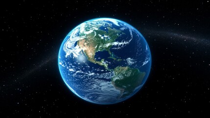 Fototapeta premium Earth from Space: A Beautiful Planet