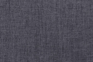 Grey linen fabric texture background, seamless pattern of natural textile.