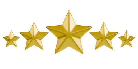 3D Gold 5-Star Rating Review 