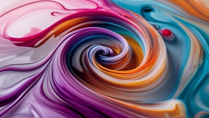 Obraz premium Background image of swirling multicolored mass, dynamic and abstract