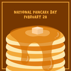 National Pancake Day. February 28.