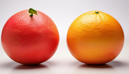 fresh fruit, orange and grapefruit