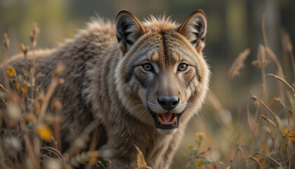 Obraz premium wolf in the wild