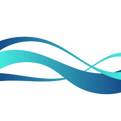 Modern Elegant Wave Border