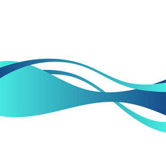 Modern Elegant Wave Border