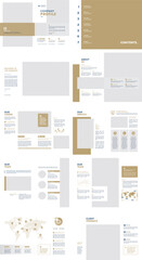 Fototapeta premium Company Profile Template