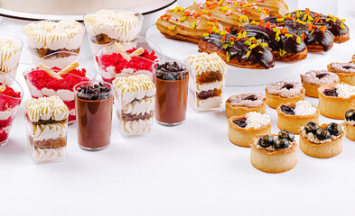 Delightful display of assorted desserts at a celebration event