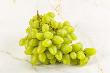 Green juicy sweet ripe Grape bunch