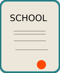 school illustration educational set illustration