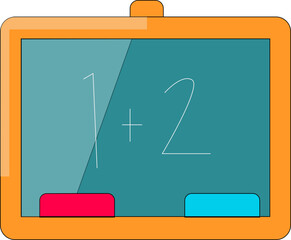 illustration whiteboard icon school