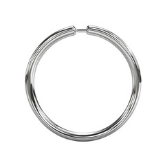 Fototapeta premium Polished Chrome Circular Towel Ring Bathroom Accessory