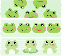 Obraz premium 개구리 