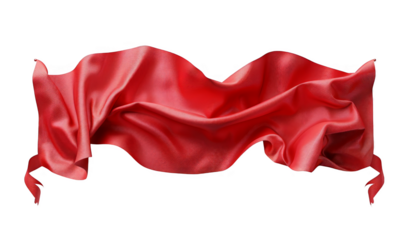 Crimson Drapery: A Study in Fabric and Form