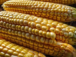 Sweetcorn close up photo background
