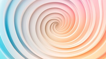 Obraz premium A soft and subtle pastel circular gradient background for a calming effect