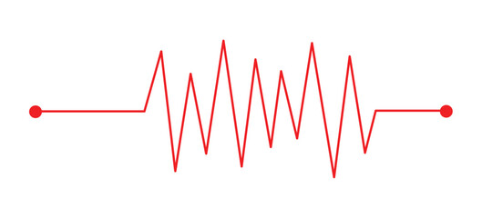 Heart rate icons vector. Pulse, heart rhythm, heartbeat line icon on white background. Vector illustration Heart rate icons vector. Pulse, heart rhythm, heartbeat icon on white background in eps 10.
