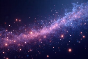 Obraz premium Cosmic Starry Night Fantasy