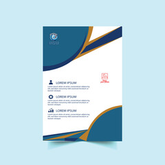 Free vector flyer template design